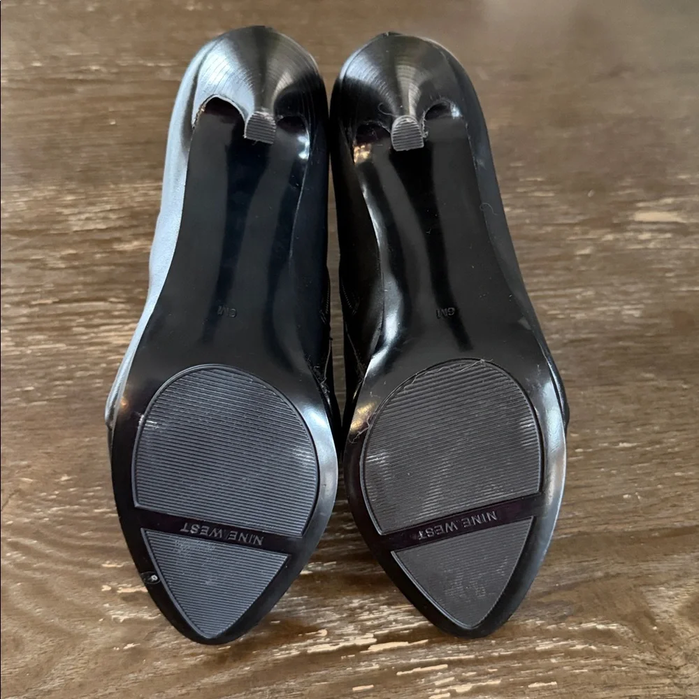 Nine West Black Ankle Boots - Picture 5 of 6